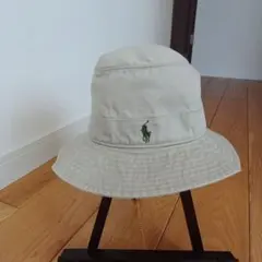 ポロ・ラルフ・ローレン バケットハット ベージュ