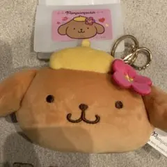 ポムポムプリン 日焼け ぬいぐるみキーホルダー