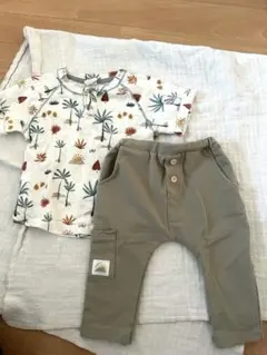 ベビー　半袖セットアップ　80㎝相当　海外ベビー服
