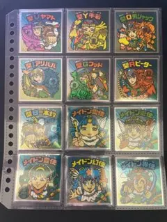 送料込 チョコ版 ヘッド コンプ 18弾p1 旧ビックリマン F009
