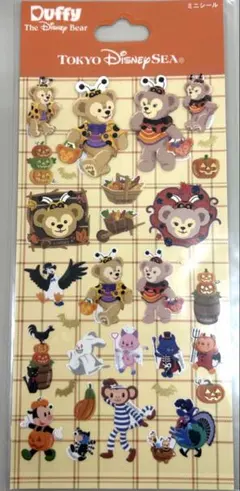 東京ディズニーシー ダッフィー シェリーメイ シール てんとう虫 ハロウィン