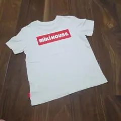 MIKI HOUSE キッズ Tシャツ ホワイト ロゴプリント　120のサムネイル