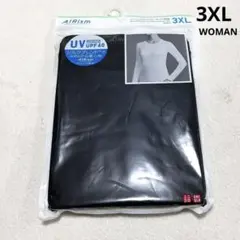 新品　エアリズム　シルクブレンド UVカット クルーネックT 長袖　ユニクロ