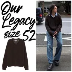 【定価7.2万/モーガン蔵人】OUR LEGACY RUE VNECK セーターのサムネイル