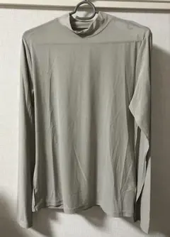 gu シアーハイネックT グレー(GLAY) Lサイズ