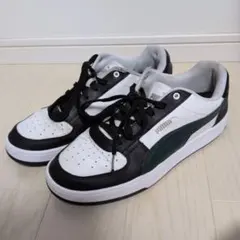 プーマ PUMA スニーカー 27.5cm ホワイト ブラック ダークグリーン
