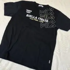 FILA フィラ ブラック Tシャツ LL