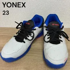 【YONEX】ヨネックス パワークッション 白/青 23 テニスシューズ
