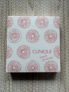 CLINIQUE 花柄ミラー ピンク