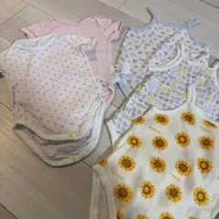 女の子　メッシュ　ロンパース　肌着　まとめ売り　セット70cm UNIQLO