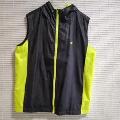 Champion フード付きナイロンベスト X-LARGE