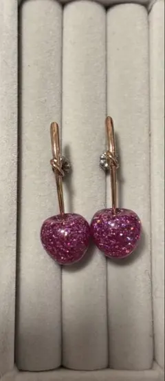 Liquem リキュエム　kidsチェリーピアス　伊勢丹カラー