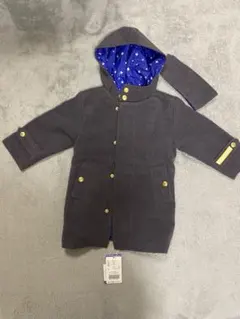 BREEZE コート　フード、襟取り外し可　90センチ