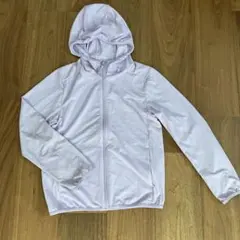 ユニクロ★エアリズムUVカットメッシュパーカ ラベンダー★ 140