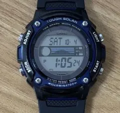 CASIO W-S210H タフソーラー（バンド交換済)