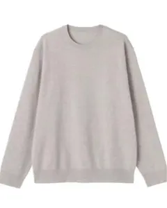 紳士　洗えるミラノリブ編みクルーネックセーター