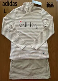 アディダス adidas セットアップ　上下セット L シャツ　スカート