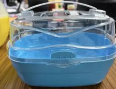 小動物用 キャリーケース ブルーのサムネイル
