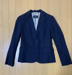 ネイビー ストライプ テーラードジャケット