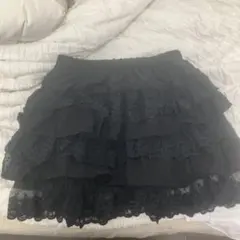 SHEIN ブラック ミニスカート フレアのサムネイル