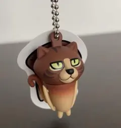猫のフィギュア型キーホルダー