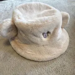 ミッキーマウス 耳付き バケットハット ベージュ 東京ディズニーリゾート限定