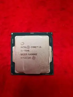 動作品　Intel Core i5-7500 CPU 3.40GHz