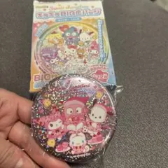 サンリオキャラクターズキラキラBIG缶バッジ