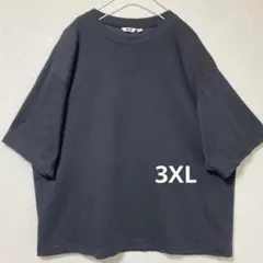 UNIQLO エアリズムコットンオーバーサイズTシャツ 3XL ブラック