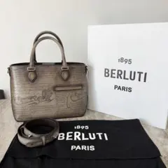 即完売 定価34.6万円 ベルルッティ 限定 アイコンプリント トートバッグ 即完売 定価34.6万円 ベルルッティ 限定 アイコンプリント トート