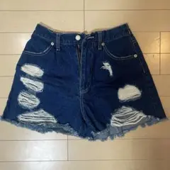 WEGO ダメージショートパンツ M