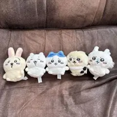 お座りぬいぐるみ2 ちいかわ　ハチワレ　うさぎ　モモンガ　ラッコ　5体セット