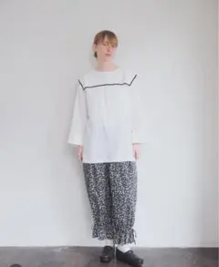 ネストローブ リネンリバティセーラーブラウス - メルカリ