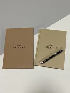 COACH ノートブック＆ボールペンセット　ノベルティのサムネイル