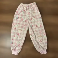 Sanrio キティちゃん　キッズ　フリース　パジャマ　ズボン　130 キティー