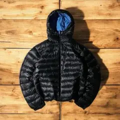 コロンビア クレイターレイク　アルパインダウンパーカ　ブラック　テックブルー　L