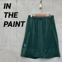 IN THE PAINT バスケ プラクティスパンツ ロゴ 刺繡 緑 Lのサムネイル
