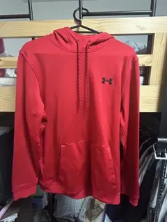 UNDER ARMOUR パーカー レッド XL