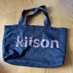 kitson ロゴ入り 黒 トートバッグのサムネイル