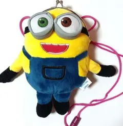 ミニオン　ボブ　がま口　ぬいぐるみ　ポシェット　新品