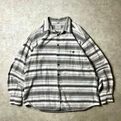 ナナミカ フランネルシャツ チェック エルボーパッチ コットン 肘当て 