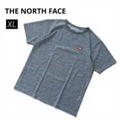 美品　ザノースフェイス Tシャツ ボックスロゴ グレー XL アウトドア