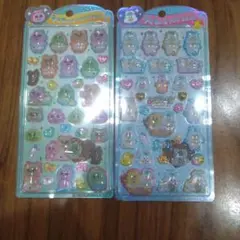 正規品　うるちゅるポップシール　おぱんちゅうさぎ　んぽちゃむ　２セット