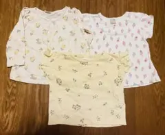 プティマイン他 Tシャツ&カットソー ３枚セット 花柄