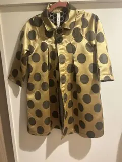 あちゃちゅむ　ムチャチャ　花柄　総柄　コート　黒　ベルト　フリル あちゃちゅむ 最新コレクションいち早く紹介。商品を購入できる