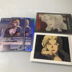 名探偵コナン ぱしゃこれクリアver コナンカード　ベルモット　4枚セット