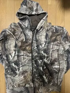 迷彩柄 フード付きパーカー　リアルツリー　REDHEAD
