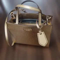 ゴールド ショルダーバッグ 小型　ケイト・スペード　Kate Spade