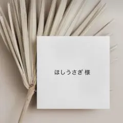 ほしうさぎ様