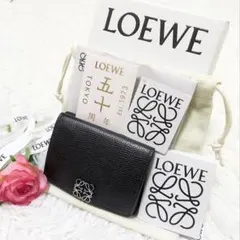 大人気✨LOEWE ロエベ　アナグラム　トライフォールドウォレット　Ｗホック